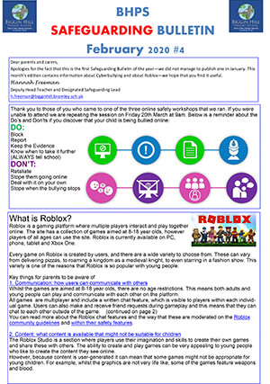 Safeguarding Bulletin cover